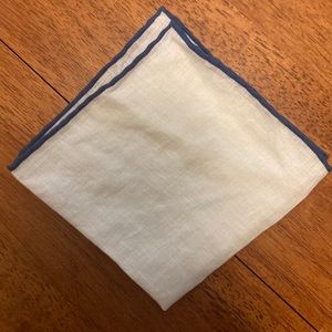 J crew Linen Pocket Square